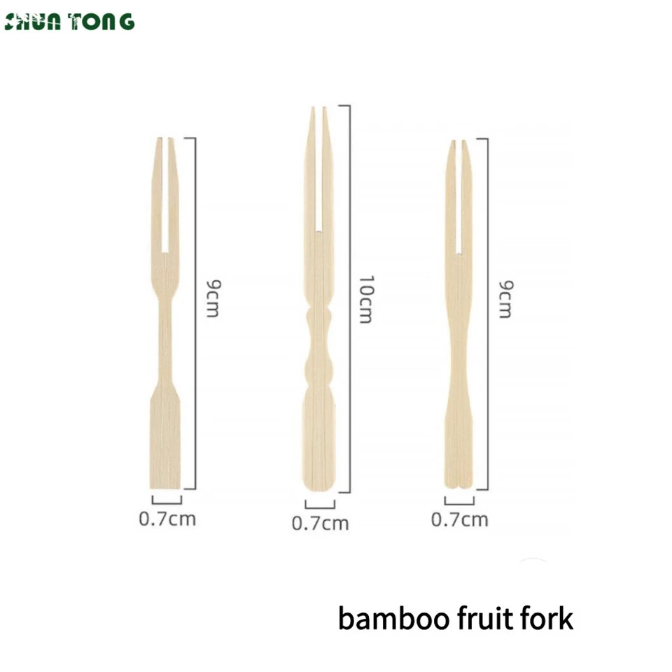 Disposable Bamboo Fruit Fork